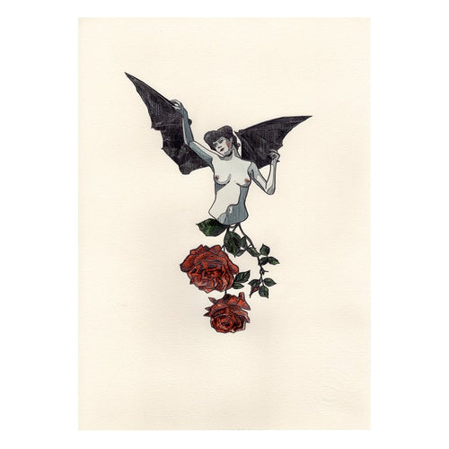 Obra Original ROSES & WINGS